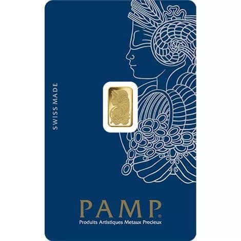 Pamp Suisse Lady Fortuna Gold Bar (In Assay) | 2.5 Gram - Gold Bars from Lone Star Coins