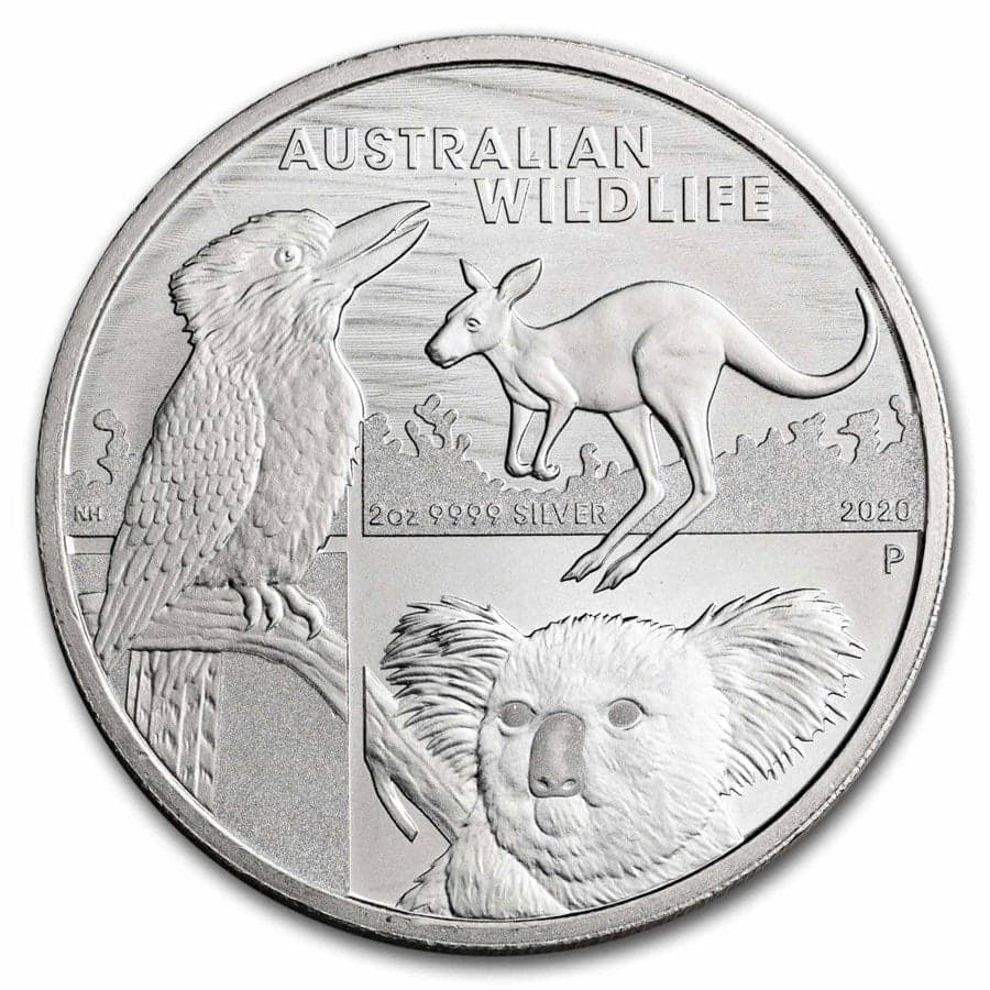 2020 Australia Silver $2 Wildlife Coin | 2 oz (BU) - Silver Coins from Lone Star Coins