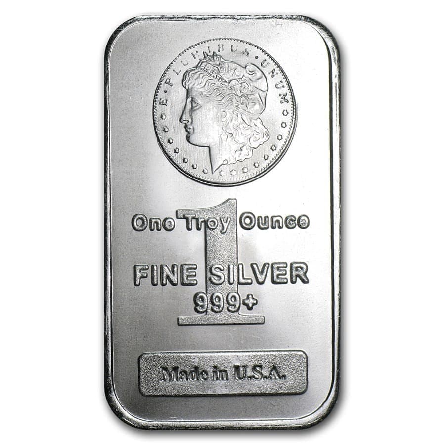 Morgan Design 1 oz Silver Bar - Image 1